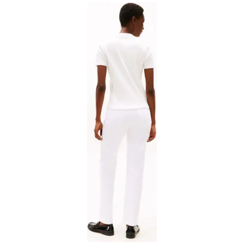 TOMMY HILFIGER Slim Polo Shirt With Gold Buttons
